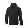 Li-Ning Lettuce Edge Water-Resistant Windproof Fleece-Lined Warm Outdoor Casual Versatile Climbing Jacket Unisex Jacket Black AFDU939-2