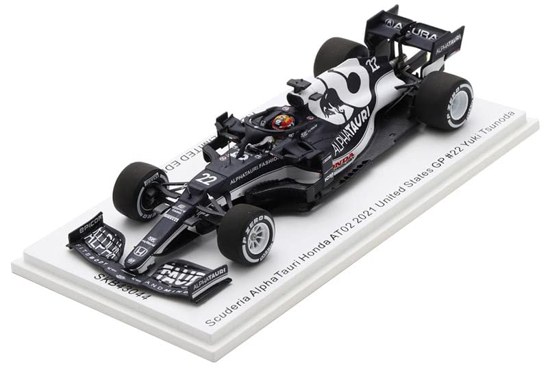 KID BOX Spark Scuderia AlphaTauri Honda AT02 2021 United States GP Yuki Tsunoda Completed Product SKB43044 × 1/43 #22