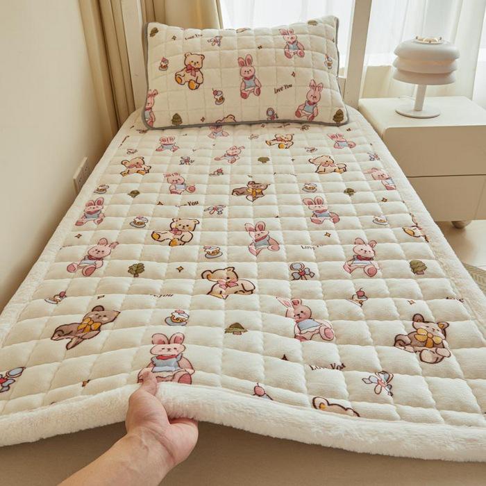 Colchoncillo Plegable de Tatami de Terciopelo de Leche de Lujo para Residencias Estudiantiles y Hogares