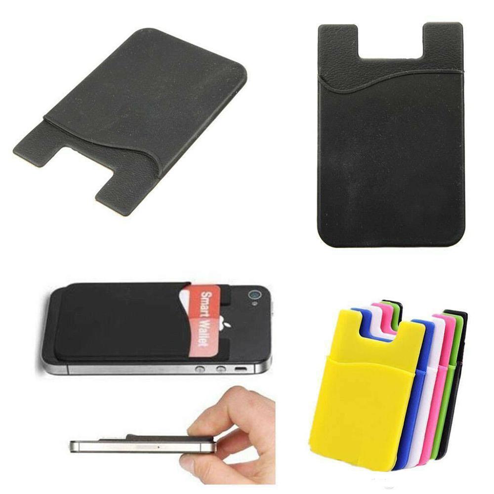 Phone Wallet Stick-On Phone Card Pocket Phone Cash Holder Mobile Phone Pocket Phone Card Holder