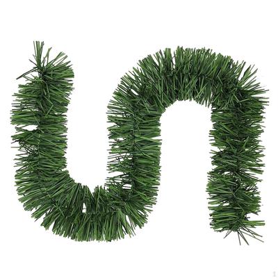 Umělá vánoční girlanda zelená dekorace Xmas pro krb Mantel