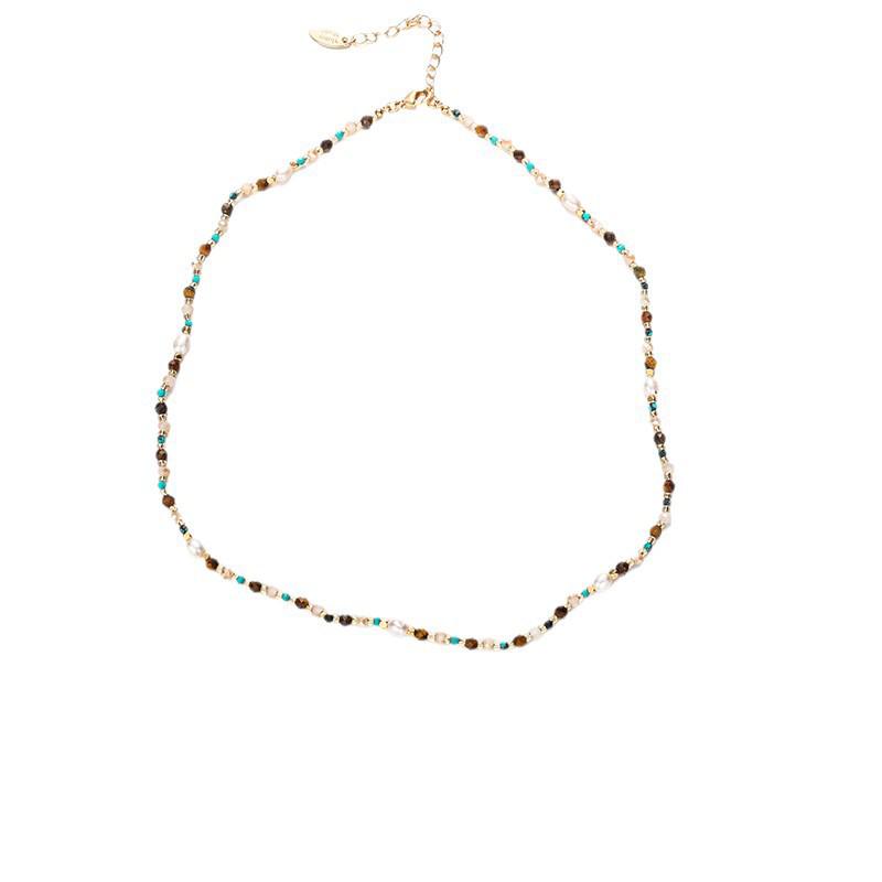 Elegant Pearl & Butterfly Pendant Necklace - Women's Titanium Steel, High-End European & American Fashion.