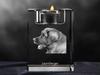Leonberger – Candle holder with dog photo, crystal tealight holder | Art-Dog