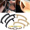 For BMW X5 X6 F15 F16 2014 2015 2016 2017 2018 Left Right 3Pcs/set Car Inner Doors Handle Pull Trim Cover Black