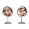 A44Z-Tabletop Mount Vanity Round Mirror Desktop Makeup Mirror Double Rotating Dressing Mirror Desktop Dressing Mirror