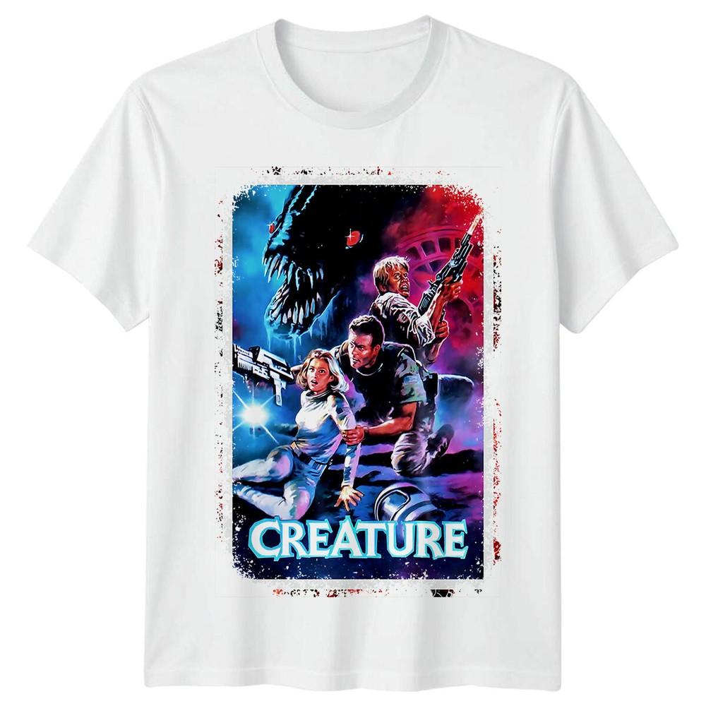 Creature 1985 Movie Poster Inspired Tshirt Retro 80s Tee Unisex