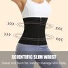 Women's Sweat-Inducing Postpartum Waist Trainer & Slimming Body Shaper with Sauna Back Support