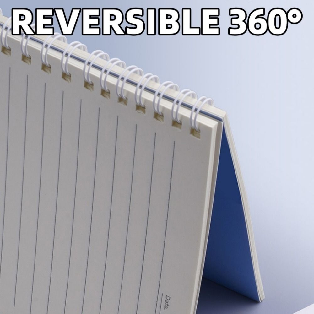 4Pcs Paper Spiral Notebook 60Sheets Loose Leaf Notebook Simple Coil Notebook  Art Style