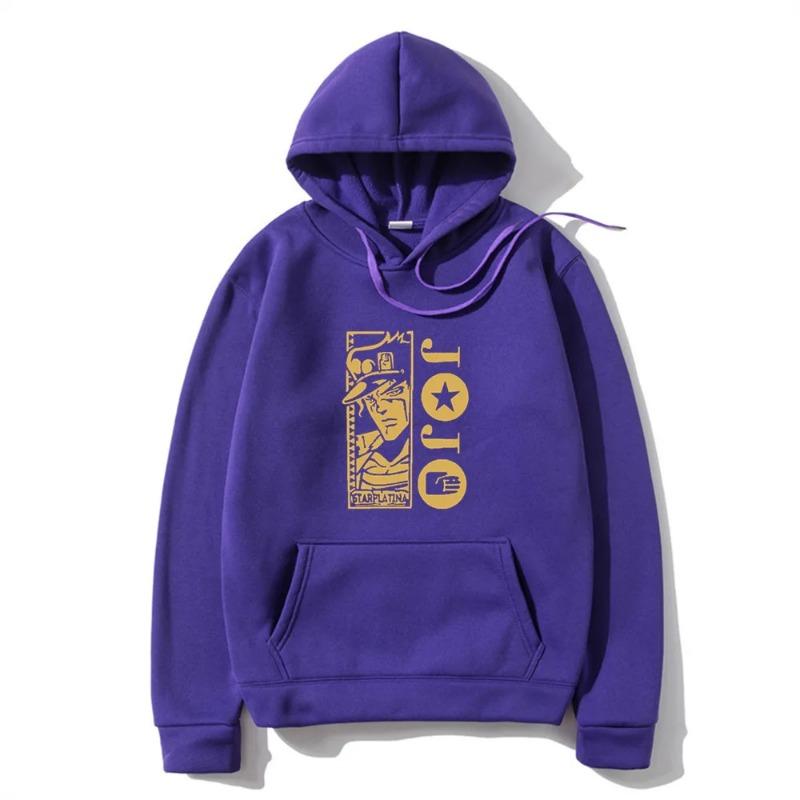 Harajuku JOJO's Bizarre Adventure Hoodies Printed Men's Hoodie Streetwear Casual Sweatshirts Clothing Hoodies & Sweatshirts Men’s