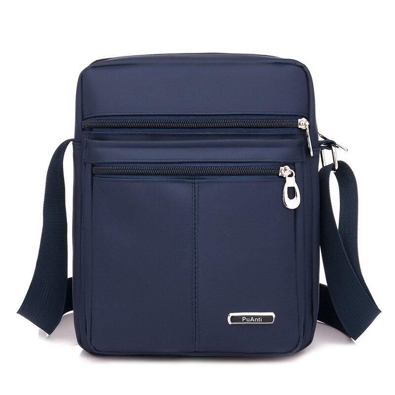 Men's Oxford Cloth Travel Crossbody Shoulder Bag