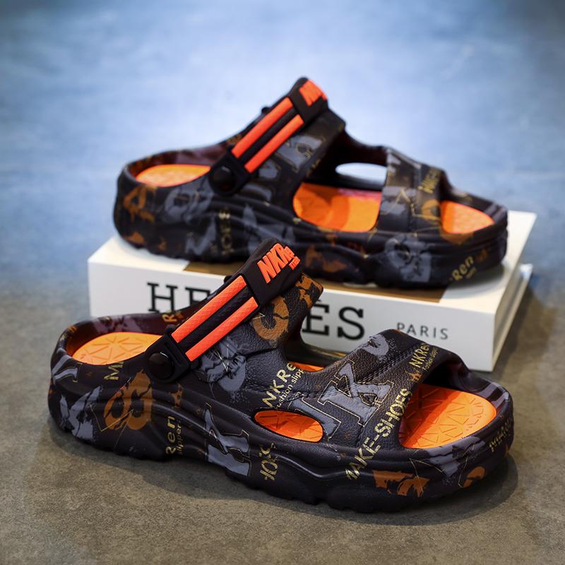 New Summer Men Sandals Slippers Indoor Shoes Beach Casual Slippers Soft Sole Platform Slides Men EVA Flip-flops Couple Sandals