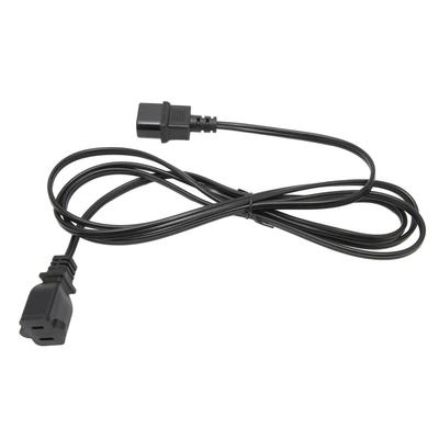 IEC Power Cable IEC320 C14 Male To Polarity NEMA 1 15R Female Power Cord for Desk Lamp Speaker LCD Monitor 10A 125V