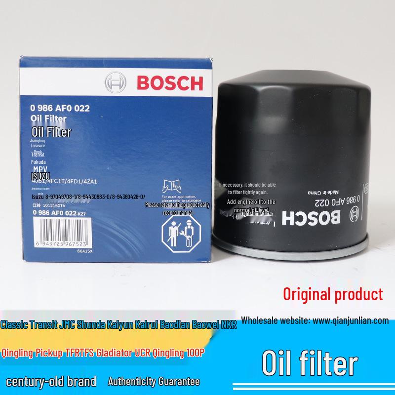 

Масляный фильтр двигателя Jiangling Transit Kairui 1012160T QJL