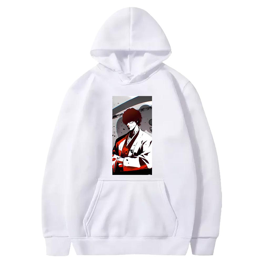 Harajuku Anime Manga BLEACH Kurosaki Ichigo Graphic Printed Hooded Men Women Classic Hoodies Oversized Pullover Male Sweatshirt