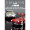 1/24 Scale BENZ 300SL Toys Cars Alloy Diecast Model 4 Doors Opened Front Wheel Steering Sound Light Vehices for Children's Gift