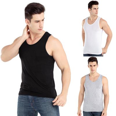 Sleeveless T-shirt Men's Vest Tank Top CottonGym Training Large Size Summer Gym Lots