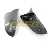 Carbon Fiber Rearview Mirror Cover for BMW F10/F18 (2014-2016) - Durable and Wear-resistant.