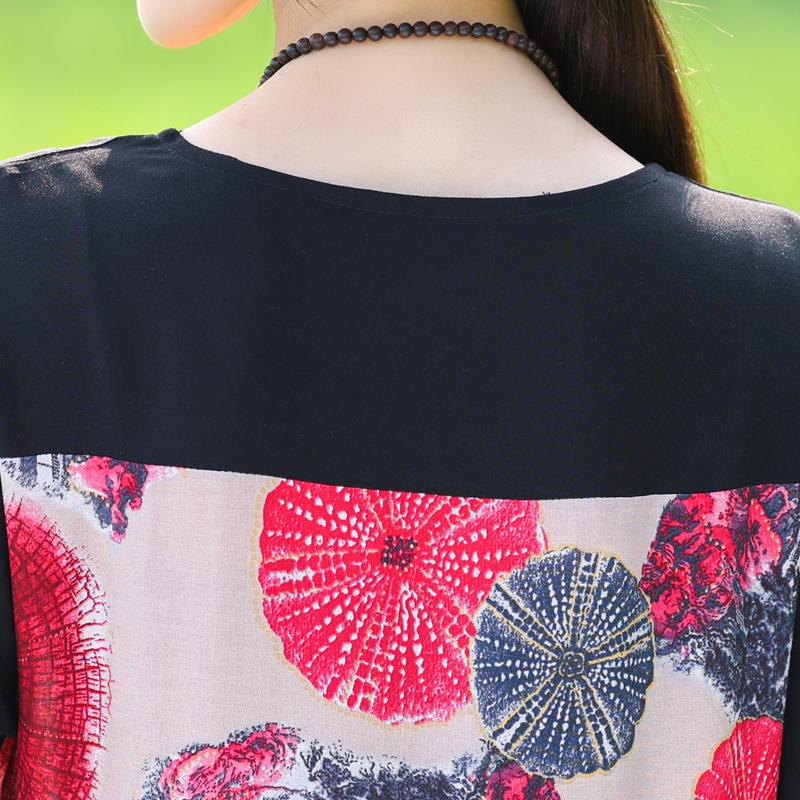 Elegant Dresses for Women Plus Size Casual Loose Short Sleeve Long Dress Women Summer Vintage Clothes