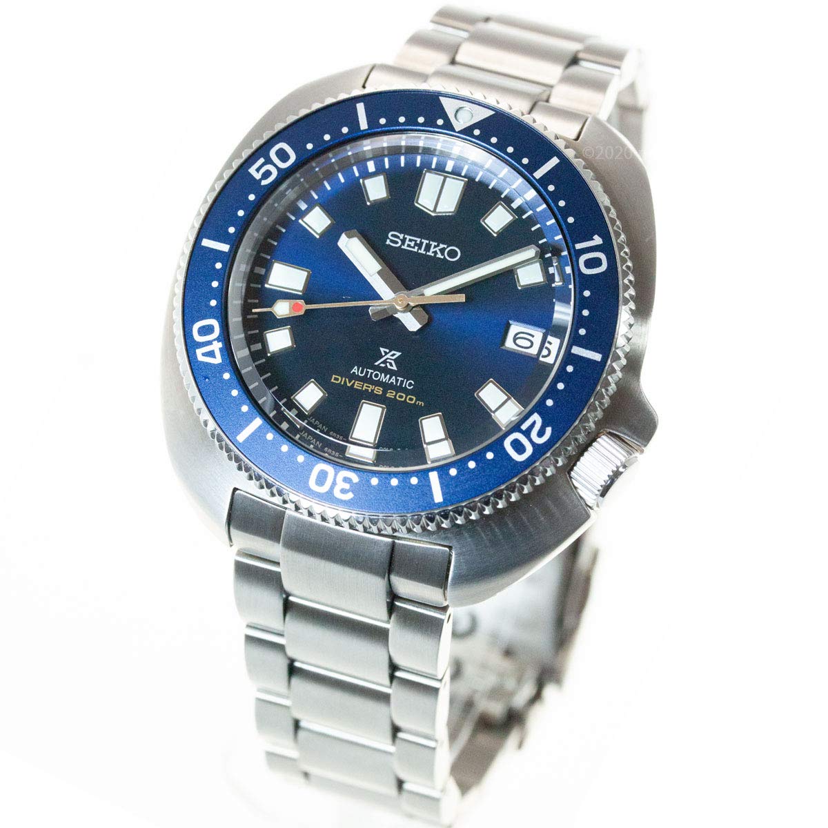 

Годинник Seiko Prospex 55th Anniversary Limited Model 1970 Mechanical Divers Modern Design SBDC123 Годинник Механічний металевий ремінець із додатковим ремінцем Купити