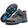 Men's Autumn/Winter High-Top Hiking Shoes - Lace-Up, Thick-Soled, Non-Slip, Wear-Resistant, Outdoor Off-Road, Large Sizes Available.