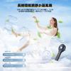 HandFan Portable Quiet 3 Tabletop 6 Heatstroke Cable Included Fan, 5200mAh, 20dB, Compact, Speeds, Clip-on, Fan, Blades, 180° Folding, Portable,
