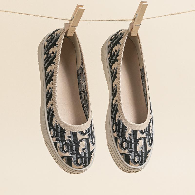 NYE Damesko Fritidssko Ensfarget Alle Aldre Slip On Fritidssko Komfortable Dame Mote Plattform Loafers Casual Sommersko