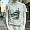 Camiseta Oversize Estampada Futurama Algodón Premium Amigable con la Piel Cuello Redondo Manga Corta Top Producto Caliente Informal Holgada Camiseta Unisex