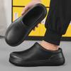 Fashion Summer Chef Shoes Anti Slip and Oil Proof Work Shoes Lazy Slippers Casual Trendy Slipper One Step Fashion Garden Shoes For Beach