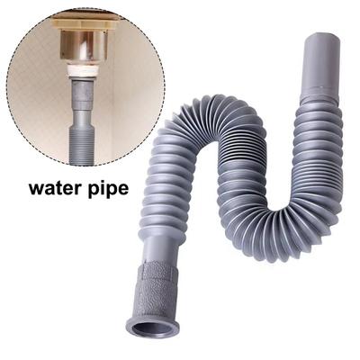 Universal Plastic Flexible Kitchen Basin Strainer Sink Extension Washbasin Drain Hose Pipe For Bathroom Kitchen Accessories