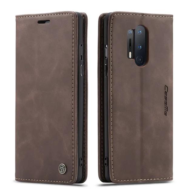 CaseMe Original Klapphüllen Für OnePlus Nord/OnePlus 7 Pro 8 Pro 8T Retro Magnetische Kartenhalter Brieftasche Für OnePlus 7 8 Pro 8T Nord