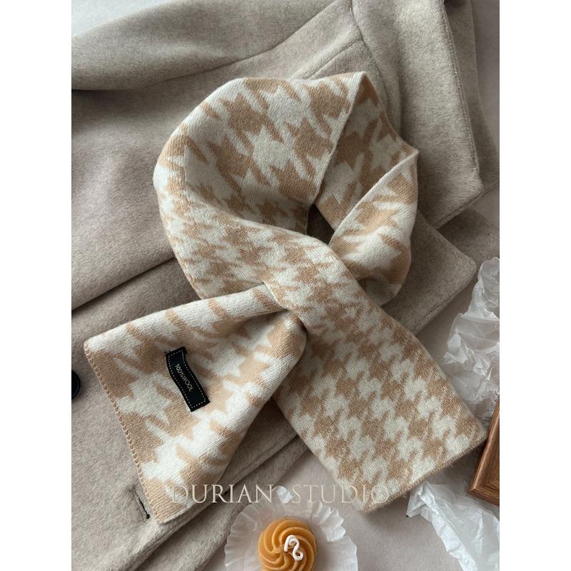 Pure Wool Scarf Women's Winter Scarf  Warm and High End  Knitted  Lazy  Children's and Parent Child Scarf