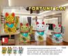 Large Multi-size Lucky Cat Figurine - Wealth & Fortune Home Decoration, Perfect for New Store Opening or Housewarming Gift