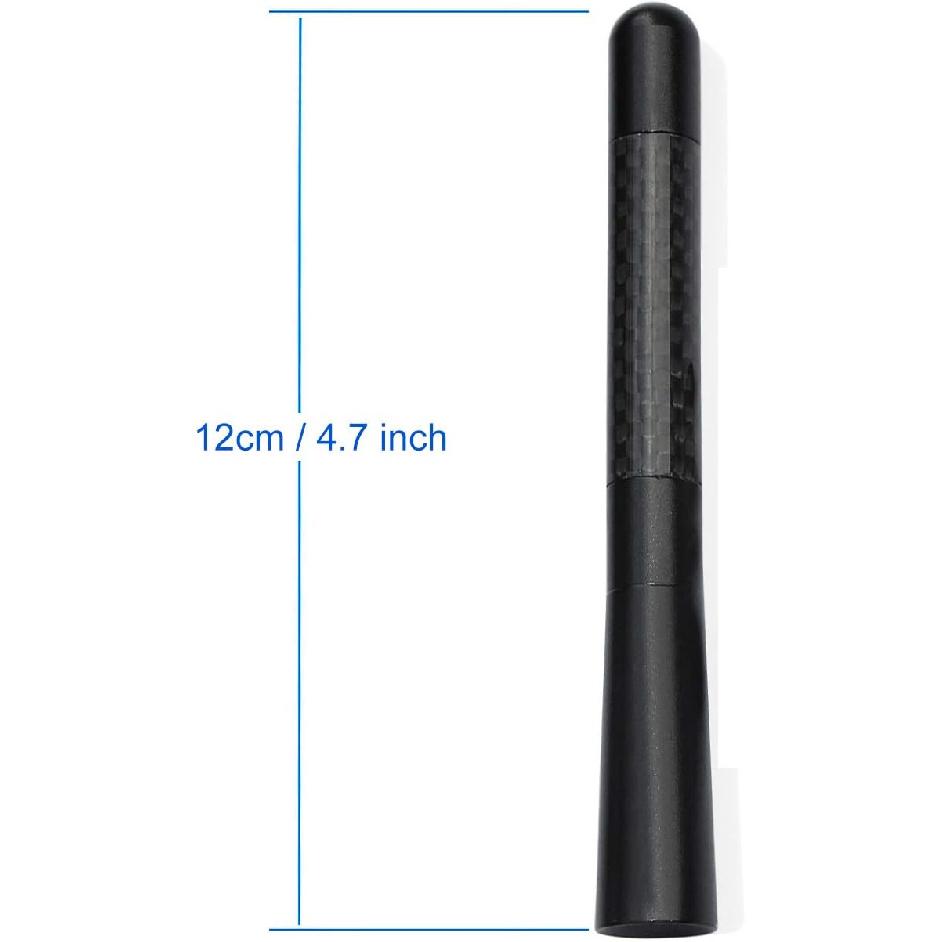 Bingfu Motorcycle Carbon Fiber Antenna Mast Replacement Compatible with 1989-2023 Road King Softail Touring Street Glide Road Glide Fat Boy Electra