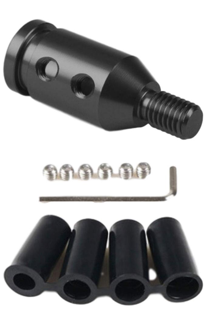 morytrade Shift Knob Conversion Adapter M10 x 1.5 Shift Lever Screw Adapter for Auto Car Universal (Black)