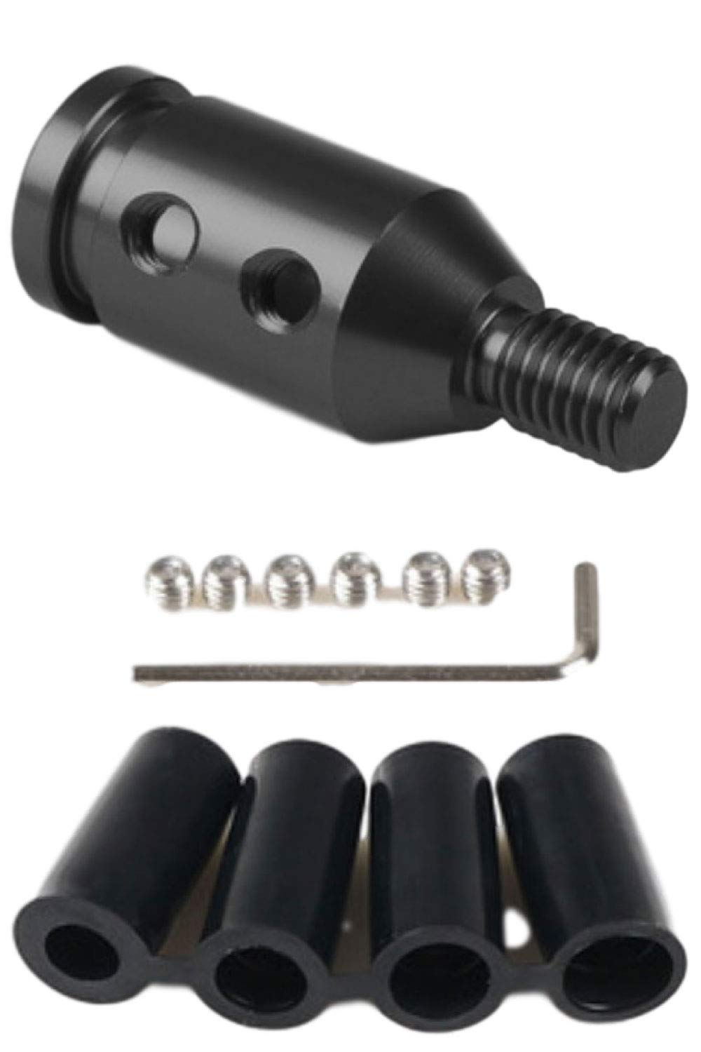 

morytrade Shift Knob Conversion Adapter M10 x 1.5 Shift Lever Screw Adapter for Auto Car Universal (Black) чёрный