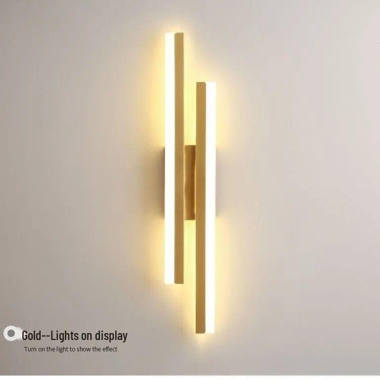 Modern Minimalist Acrylic Long Strip Wall Lamp for Bedroom