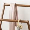 Floor Clothes Rack Foldable Organizer Portable Coat Racks Bamboo Bedroom Clothes Rack Living Room Nordic Clothing Racks Storage