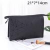 Women Simple and Portable Cosmetic Storage Bag Handbag Style Travel Storage Bag PU Fashion Toiletry Small Bags Wash Makeup Bags