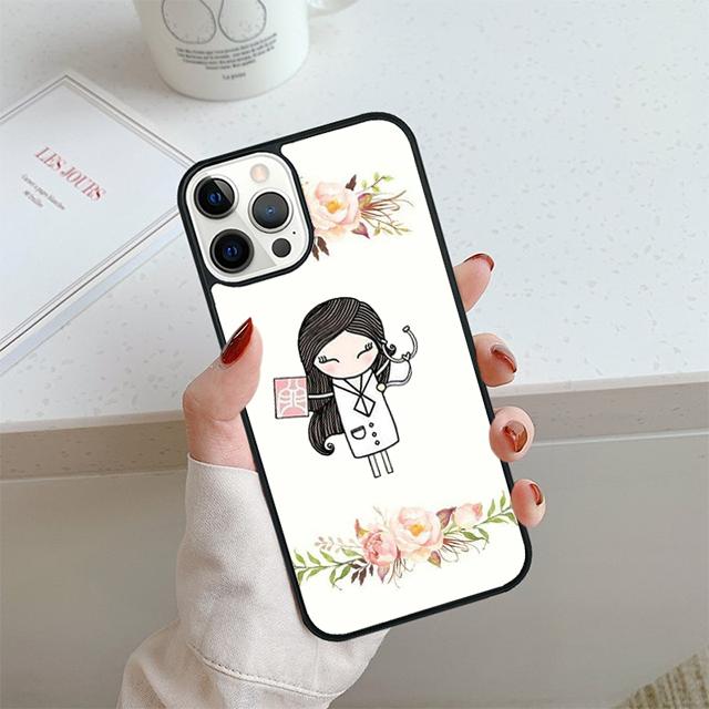 

Медицинский Медсестры Чехол для Телефона Для iPhone 17 Air 14 15 16 13 12 Чехол Для Apple Pro Max 6S Plus Coque iPhone 14pro max