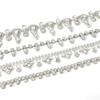10Yards Rhinestone Chain Trim Fringe Crystal Diamond Accessories DIY Crafts Wedding Decoration Gift Irregular Rhinestone Ribbon