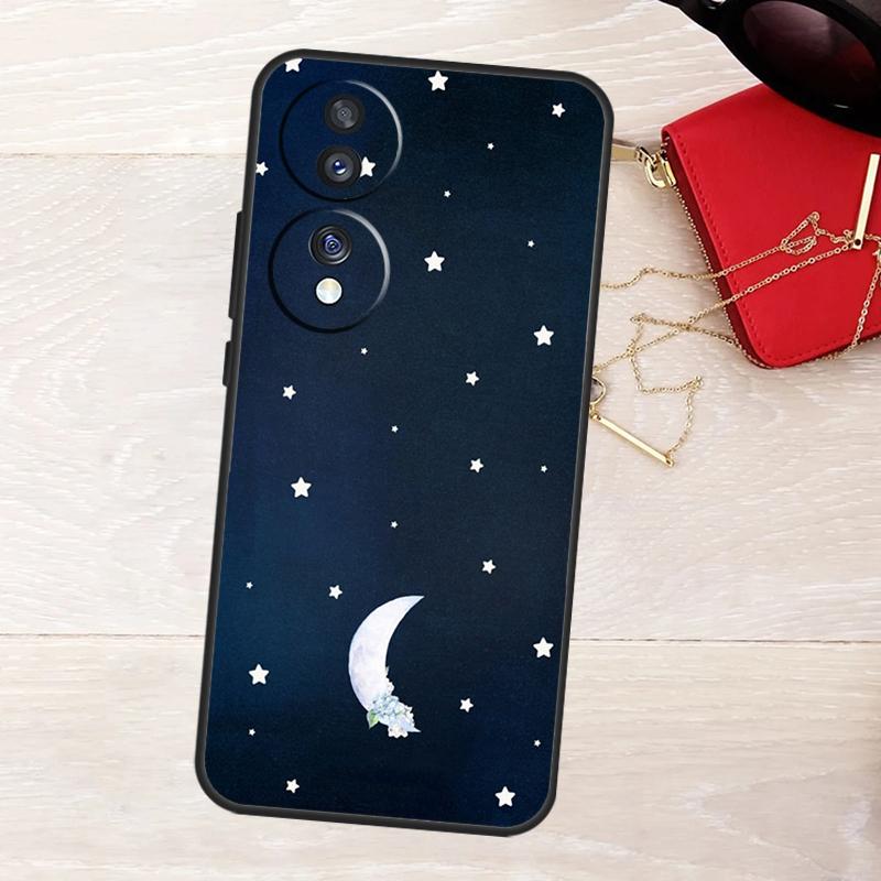 Stars Space Palm Trees Case For Honor Magic 8 5 6 7 Lite 50 70 90 200 400 Pro X8b X8c X9a X9b X9c X9d Win RT Cover