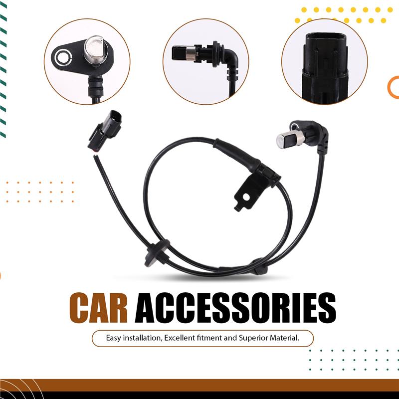 2X 956704H300 Front Right Side ABS Speed Sensor For Hyundai GRAND STAREX 2007-2015