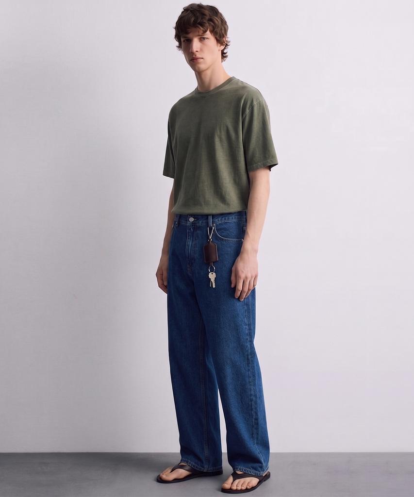 DE GRAND MATIN Pigment Dyed Relaxed Over-Fit T-Shirt (A Type)