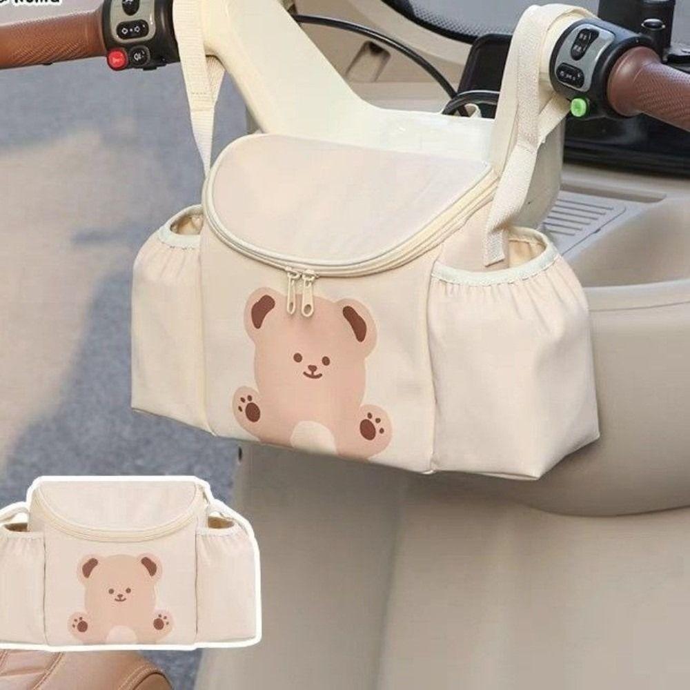 

Large Capacity Bicycle Handlebar Bag Waterproof Mountain Bike Bag Motorcycles бежевий