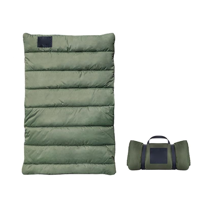 Padded Dog Resting Pad with Textured Nonslip Base, Wipe-Clean Fabric and Carry Handle for Indoor Use, Outdoor Camping and Vehicle Travel