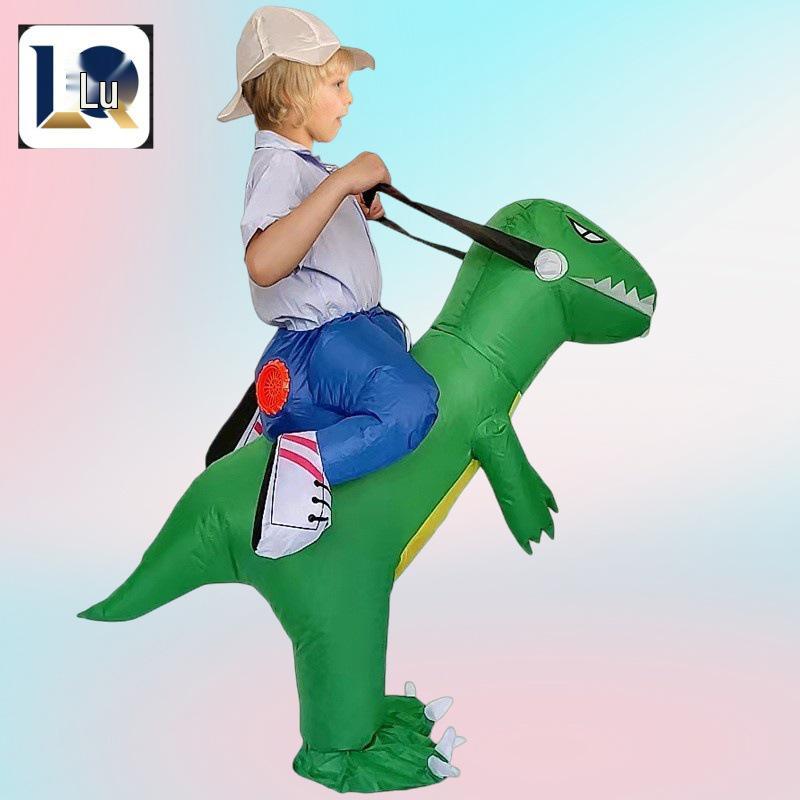תחפושת דינוזאור מתנפחת לילדים לכיף הורים-ילדים