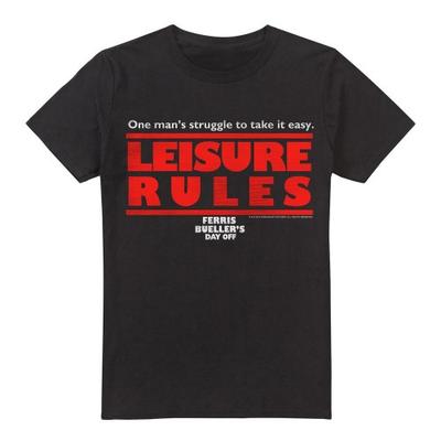 Ferris Bueller's Day Off Men's Leisure Rules T-Shirt