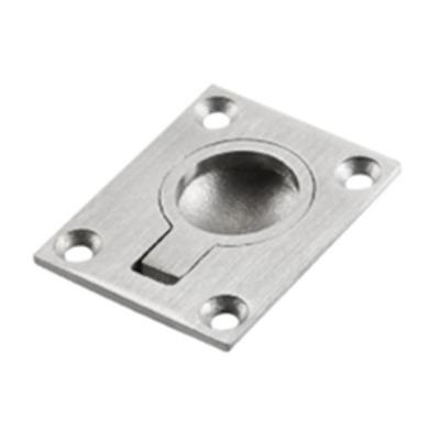 Stainless Steel Concealed Handle Finger Flush Ring Pull Handle Cupboard Cabinet Trap Door Embedded Sliding Door Handle Hardware
