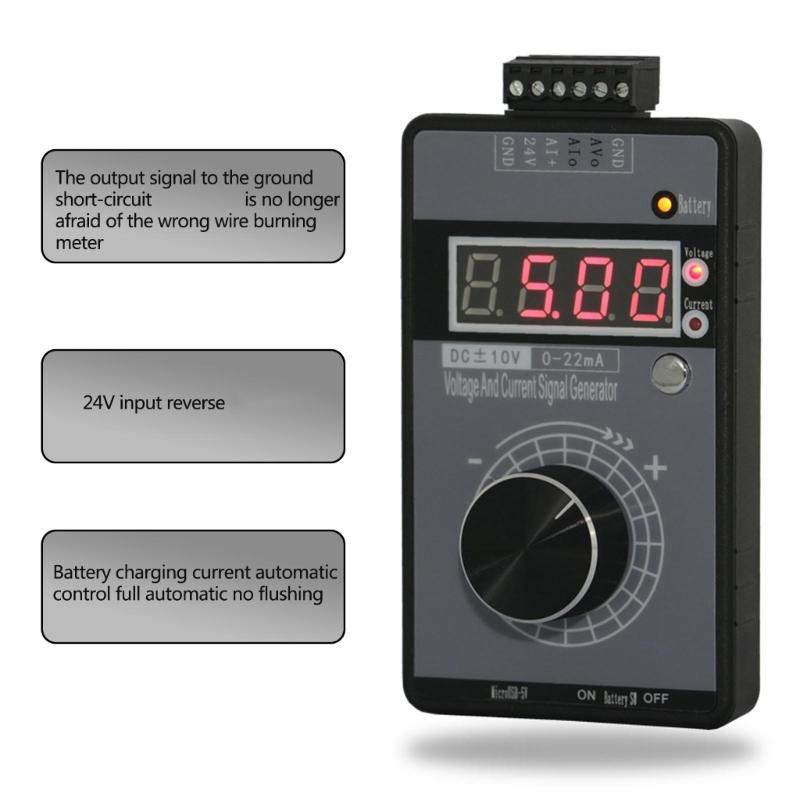 Easy Carry  Signal Source Tester Featuring Digital Display Multifunction Signal Generator for Engineers & Technicians