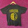 Nirvana Never Mind Smiley Grunge Tshirt Size Large
